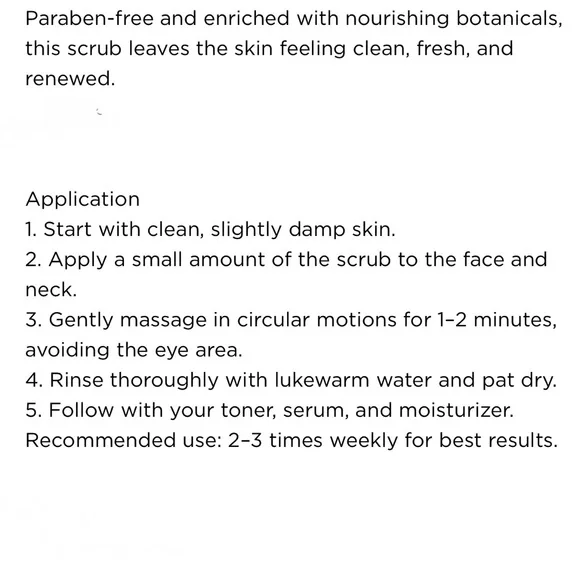 D’OR24K Prestige Sealed Green Tea Facial Scrub